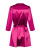 Obsessive Satinia robe - сатиновый пеньюар, S/M (розовый)